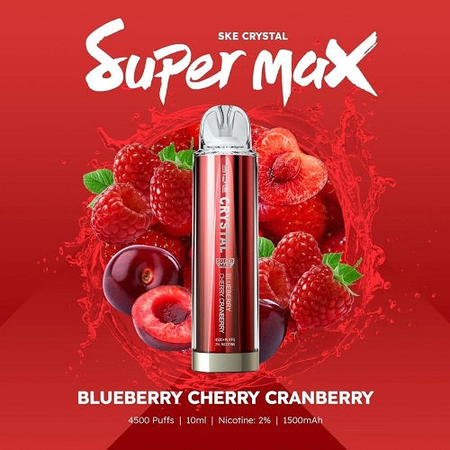 blueberry cherry cranberry crystal super max