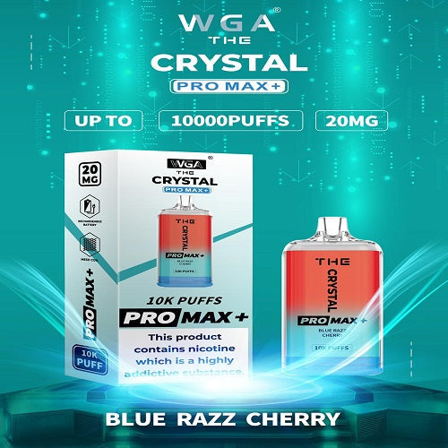 blue razz cherry crystal pro max 10k