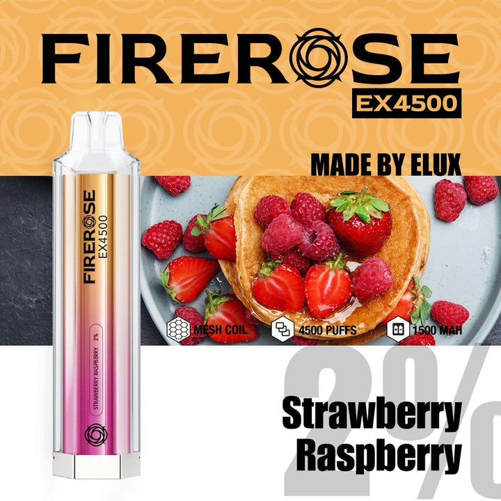 strawberry raspberry firerose elux 4500